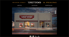Desktop Screenshot of mission-street-tattoo.com